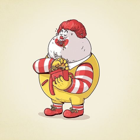 para pa pa pa Chunky Ronald McDonald #famouschunkies | Flickr – Compartilhamento de fotos! Fat Cartoon Characters, Fat Cartoon, Alex Solis, Fat Character, Images Pop Art, Favorite Cartoon Character, Hayao Miyazaki, Miyazaki, Cultura Pop