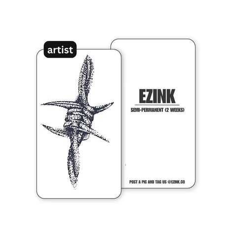 The wait is over: 140 brand new tattoo designs + a huge restock of our existing EZINK tattoos has just dropped. We’ve collaborated with @llims.art for some insanely detailed stippled designs to add to our EZINK tattoo library. Everything available exclusively at ezink.co 🖤 Bird Spider, Brand New Tattoos, Fantasy Dagger, Quote Symbol, Christmas Artist, Spiritual Angels, Viking Skull, Bee Dog, New Tattoo Designs