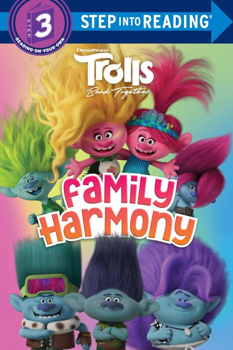 PRICES MAY VARY. Poppy, Branch, and the Trolls are back in this all-new leveled reader based on the movie  DreamWorks Animation’s Trolls Band Together —dancing and singing into theaters November 17, 2023!   Poppy and Branch return for an all-new chapter in DreamWorks Animation's blockbuster musical franchise  Trolls Band Together!  Get ready for an action-packed all-star, rainbow-colored family reunion as the Trolls go on an epic quest to help Branch reunite with his missing brothers—spreading m Trolls Wallpaper, Henry Danger Nickelodeon, Poppy Trolls, Branch Trolls, Family Harmony, Trolls Dreamworks, Branch And Poppy, Poppy And Branch, Trolls Band Together