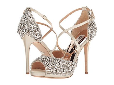 PAIR Jeweled Shoes, Giuseppe Zanotti Heels, Badgley Mischka Shoes, Embellished Sandals, Womens Shoes High Heels, Crystal Brooch, Fashion Heels, Heels & Wedges, Sandal Fashion