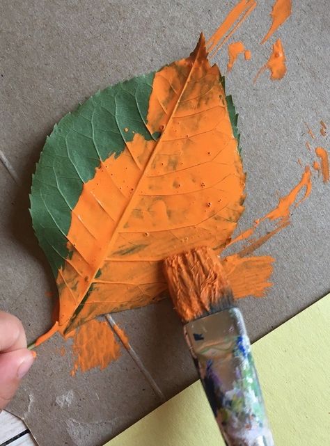 Make Vibrant Lion Craft With Leaf Stamping Leaf Stamping, Leaf Painting For Preschoolers, Leaf Stamping Art, Leaf Animals Craft Kids Easy, Leaves Animals Leaf Crafts, Leaf Stamp Painting, Lion Craft With Leaves, Leaf Stamp, Leaf Rubbing For Kids