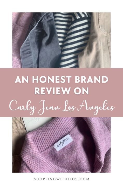 I first heard of the brand Carly Jean Los Angeles through a few respected women I follow on social media.  As an active mother in my mid-thirties, my desire is to simplify and upgrade my wardrobe.  My focus is to invest in a few classic, cohesive, quality pieces that will last for years. When I discovered Carly Jean Los Angeles, I knew I had to try their clothes!  Here is my honest review on the brand Carly Jean Los Angeles. Carly Jean Los Angeles Outfits, Chic Non-stretch Medium Wash Cropped Jeans, Luxury Mid-rise Cotton Cargo Jeans, Los Angeles Thrift Stores, Luxury Mid-rise Light Wash Cropped Jeans, Carly Jean Los Angeles, Los Angeles Lifestyle, Salt And Light, Lifestyle Clothing