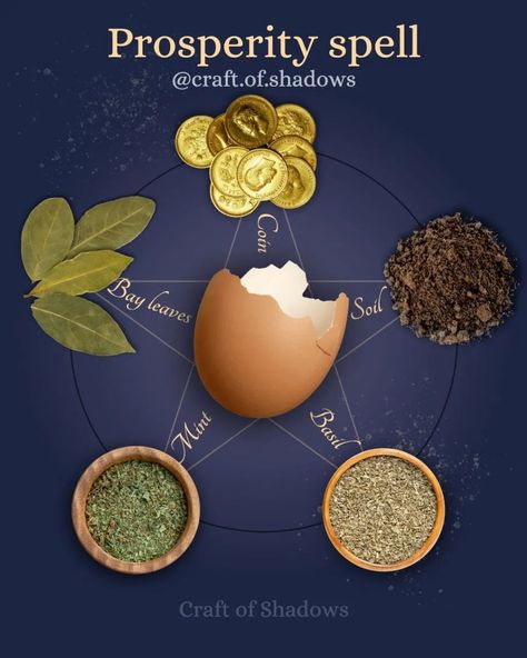 Craft Of Shadows (@craft.of.shadows) • Instagram photos and videos Egg Shell Spell, Prosperity Sigil, Egg Shell Uses, Homemade Oils, Witchy Recipes, Pagan Aesthetic, Magick Oil, Prosperity Spell, Witch Tools