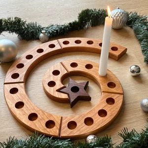 Waldorf Spiral, Waldorf Advent, Lent Calendar, Advent Spiral, Candle Advent Calendar, Wood Advent Calendar, Entryway Contemporary, Christmas Advent Calendar Diy, Wooden Advent Calendar