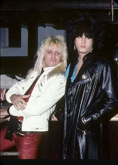 Vince Neil and Nikki Sixx Nikki Sixx And Vince Neil 80s, Vince And Nikki, Vince Neil And Nikki, Vince Neil And Nikki Sixx 80s, Nikki Sixx And Vince Neil, Vince Neil 90s, Vince Neil 80s, 80s Rocker, Motley Crue Nikki Sixx