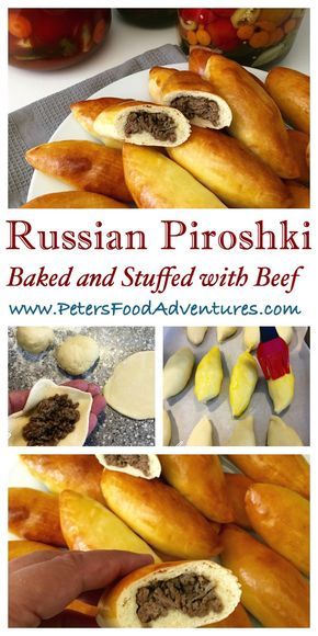 Pirozhki Recipe, Piroshky Recipe, Russian Foods, Beef Food Recipes, Russian Dishes, Ukrainian Food, Croatian Food, Eastern European Recipes, Hand Pie