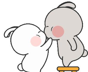 Cute Cartoon Sticker - Cute Cartoon Kiss - Discover & Share GIFs Cutie Cat-chan, Cartoon Kiss, Animiertes Gif, Images Kawaii, Cute Bear Drawings, Love You Gif, Kawaii Bunny, Cute Cartoon Images, Cute Love Images