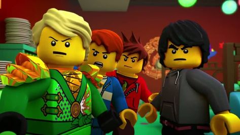 Ninjago Funny, Ninjago Pictures, Ninja Outfit, Ninjago Lloyd, Thirteenth Birthday, Lego Ninjago Lloyd, Ninjago Screenshots, Ninjago Kai, Steampunk Tendencies