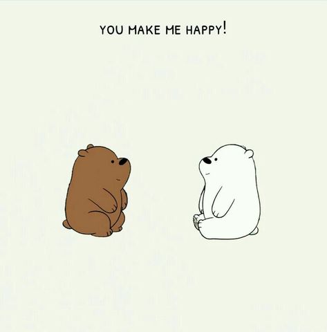 Sì Amigo🙃 Beruang Grizzly, Ice Bear We Bare Bears, We Bare Bears Wallpapers, Ice Bear, Insurance Benefits, Ice Bears, We Bear, Panda Love, You Make Me Happy