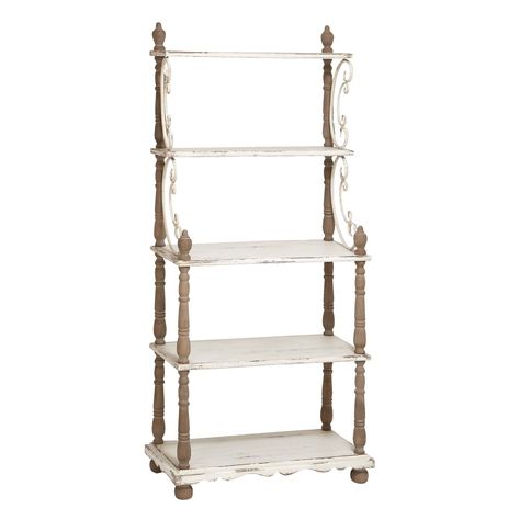 Baker's Rack, Wood Shelving Units, Willow Wood, Bakers Rack, Farmhouse Shelves, Wood Shelf, Bookcase Shelves, Store Interior, Bookcase Storage