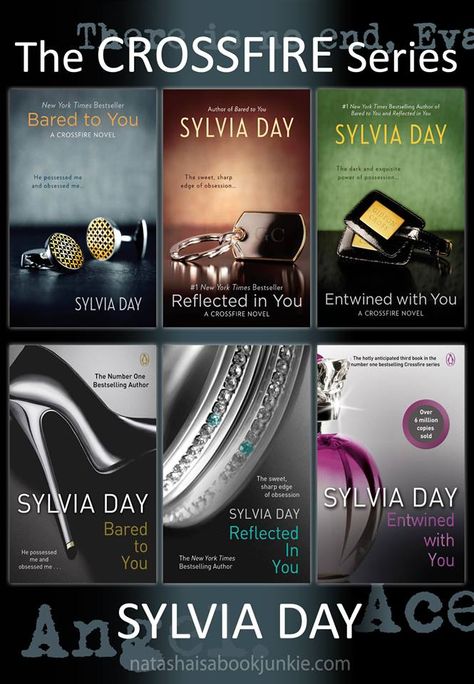 The Crossfire Series - book covers Crossfire Series, Sylvia Day, Series Books, Book Boyfriends, Day Book, Reading Material, Books Young Adult, Famous Books, Fifty Shades