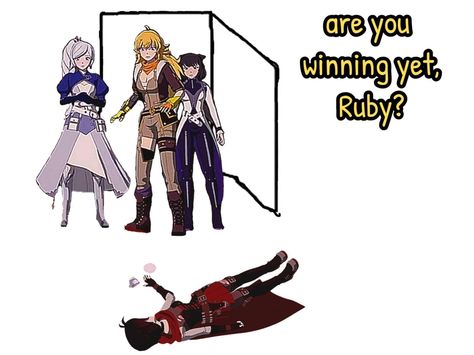 Rwby Manga, Rwby Team, Yang And Blake, Rwby Funny, Missing My Wife, Rwby Memes, Dancing Fitness, Rwby Comic, Team Rwby