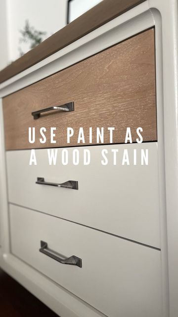 Tan Paint Wash Furniture, Tan Wash Furniture Diy, Paint That Looks Like Stain, Tan Wash Cabinets, How To Tan Wash Furniture, Paint And Stain Combinations, Tan Wash Wood, Fusion Algonquin, Tan Wash Furniture