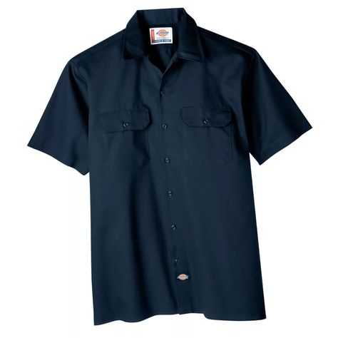 Men's Dickies Work Shirt Gangsta Clothes, Dickies Work Shirt, Dickies Shirt, Dickies Shorts, Dickies Workwear, Merch Ideas, Streetwear Fashion Women, Work Shirt, Work Jackets