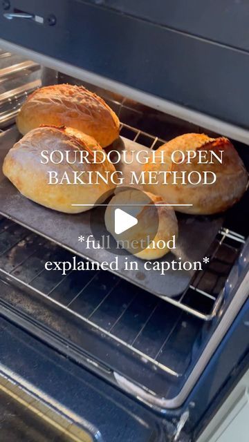 Bake Sourdough Without Dutch Oven, Baking Sourdough Without Dutch Oven, Sourdough Open Bake, Open Baking Sourdough, Open Bake Sourdough, Open Bake Sourdough Bread, Sourdough Boule Recipe, Open Oven, Summer Bread