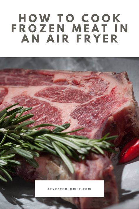 Uncover the secrets to cooking frozen meat perfectly using an air fryer. From preparation to cooking times and temperatures, our guide simplifies the process, saving you time without compromising on taste. #AirFryer #FrozenMeat #EasyCooking #KitchenHacks #TimeSaver #EfficientCooking Ways To Cook Steak, Kinds Of Steak, Mustard Bbq Sauce, Medium Rare Steak, Air Fryer Steak, Crispy Beef, Rare Steak, Cooks Air Fryer, Meat Stick