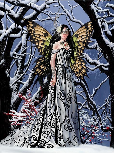 Nene Thomas Heart Of Ice, Nene Thomas, Ice Heart, Brain Teaser Games, Amy Brown, Gothic Fantasy Art, Needlework Crafts, Fairy Figurines, Counted Cross Stitch Kits