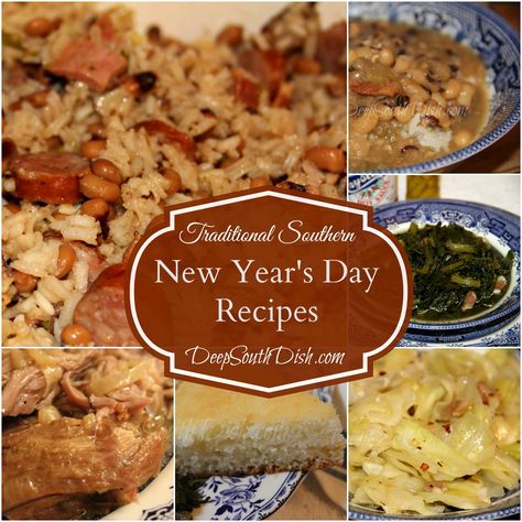 Ever wonder why Southerners eat certain foods to ring in the new year? Or, what are the traditional foods that make up a Southern New Year's menu and how they came to be? Read on to find out! Traditional Southern New Years Day Meal, New Years Recipes Traditional, Traditional New Years Day Food, New Year Meals Traditional, New Year’s Day Recipes, New Year Day Food, New Years Meals Traditional, Southern New Years Day Meal, Traditional New Years Food