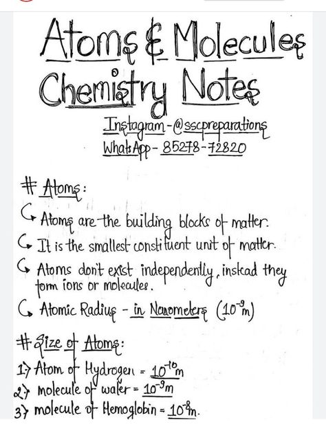 Books Notes, Chemistry Study Guide, Chemistry Basics, Biology Worksheet, Chemistry Education, Physics Notes, Ssc Cgl, Indian History Facts, Chemistry Lessons