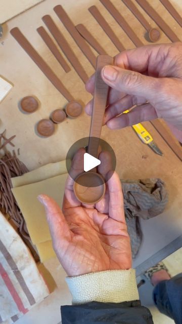 ClareUngerCeramics on Instagram: "Making a spoon… lots of editing and speeding up to fit this into the time allowed for a reel but I think it gives an idea of the process.   #making  #ceramicspoons #process #studioceramics #australianstudioceramics #sydneyceramics #tableware #homewares #keramik #contemporaryceramics" Pottery Techniques, Ceramic Spoons, Contemporary Ceramics, May 17, The Process, Spoons, Handmade Ceramics, Things To Think About, Ceramics