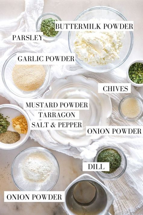 Homemade Ranch Seasoning Mix - Ninnescah Made Homemade Ranch Mix Powder, Ranch Powder Recipe, Ranch Seasoning Mix Recipes, Seasoning Mix Recipes, Homemade Ranch Mix, Ranch Powder, Homemade Ranch Seasoning, Custard Ice Cream, Ranch Mix