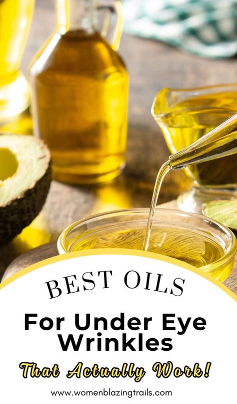 Struggling with under eye wrinkles? This guide highlights 11 of the best oils to smooth and nourish delicate skin. Packed with anti-inflammatory and anti-aging properties, these oils help reduce puffiness, enhance hydration, and protect against environmental damage. Find out which oils are the most effective for tightening and brightening the under-eye area for a fresher, more youthful appearance. Home Remedy For Bags Under Eyes, How To Reduce Fine Lines Under Eyes, Under Eyes Wrinkles Remedies, Under Eye Care Routine, Best Under Eye Cream For Wrinkles, Under Eye Wrinkles Remedies, Tighten Under Eye Skin, Essential Oils For Wrinkles, Eye Wrinkles Remedies