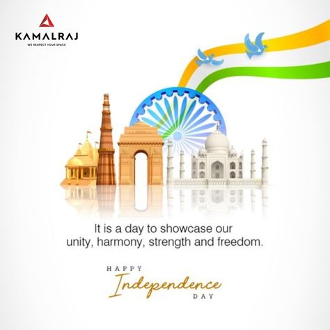 Celebrating the spirit of freedom and unity! This Independence Day, let’s honor the sacrifices of our heroes and continue to build a nation of dreams, strength, and togetherness. Kamalraj Group is proud to be a part of India’s journey towards progress and prosperity. Wishing everyone a Happy Independence Day! 🇮🇳 #IndependenceDay #Freedom #ProudIndian #KamalrajGroup 15th August Independence Day Creative Ads Poster, Indipandans Day Post, Independence Creative Ads, 15 August Creative Ads, Happy Independence Day Creative Ads, Indian Independence Day Creative Ads, Independence Day Ads Creative, India Independence Day Creative, Creative Independence Day Post