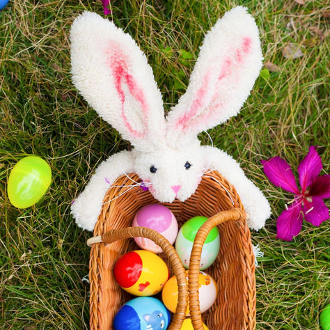 Perfect Size: Our dark brown oval wicker basket with a handle is meticulously handwoven from natural materials, featuring a medium size that is lightweight and easy to carry. The folding handle ensures easy carrying, making it an ideal choice for storing Easter eggs, gifts, candies, chocolates and more. $19.99 Wicker Easter Basket, Portable Party, Willow Basket, Candy Storage, Stuffed Bunny, Brown Hand, Party Candy, Bunny Plush, Candy Party