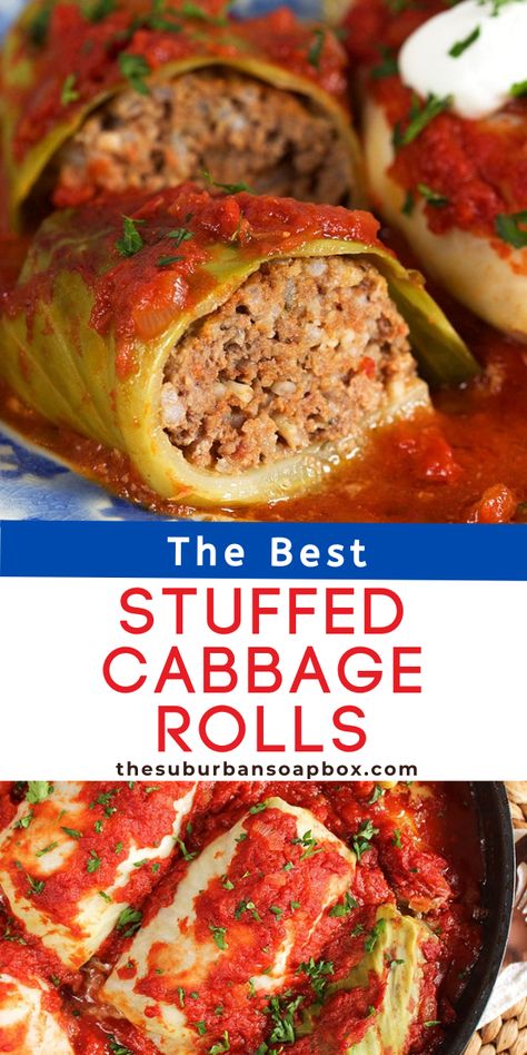 Stuffed Cabbage Rolls In Oven, Ukrainian Meals, Best Cabbage Rolls, Best Cabbage Rolls Recipe, Easy Cabbage Rolls, Keto Cabbage, Easy Stuffed Cabbage, Boiled Cabbage, Blt Pasta