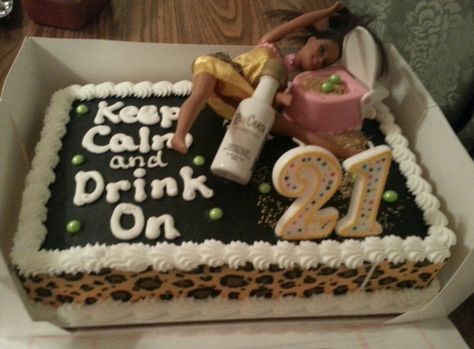 Keep Calm and Drink on! 21st Birthday cake!!!! 21st Birthday Beer Cake, 21st Birthday Party Themes, 21st Cakes, Birthday Beer Cake, Bd Ideas, 30th Bday Party, Birthday Beer, 21st Bday Ideas, Barbie Doll Cakes