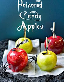 Theresa's Mixed Nuts: Jolly Rancher Poisoned Candy Apples Jolly Ranchers Candy Apples, Jolly Rancher Apples, Recipes With Apples, Jolly Rancher Candy, October Is My Favorite, Halloween Candy Apples, Jolly Ranchers Candy, Candied Apples, Candy Apple Recipe