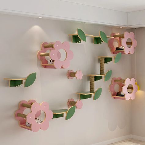 46.86US $ 50% OFF|Woodiness Flower Cat Tree Wall Mounted Climbing Frame Grab The Platform Nest Mounted Solid Wood Cat Scratch Wall Pet Supplies| |   - AliExpress Cat Tree Wall, Flower Cat Tree, Apartment Accessories, Cat Climbing Frame, Flower Cat, Cat Frame, Cat Scratch, Wood Cat, Climbing Frame