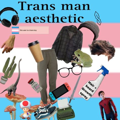 Trans Halloween Costumes, Trans Style Outfit, 80s Trans Aesthetic, Ftm Outfits For School, Trans Starter Pack, Trans Fashion, Trans Outfits Ftm, Trans Ftm Outfits, Clothes For Trans Men