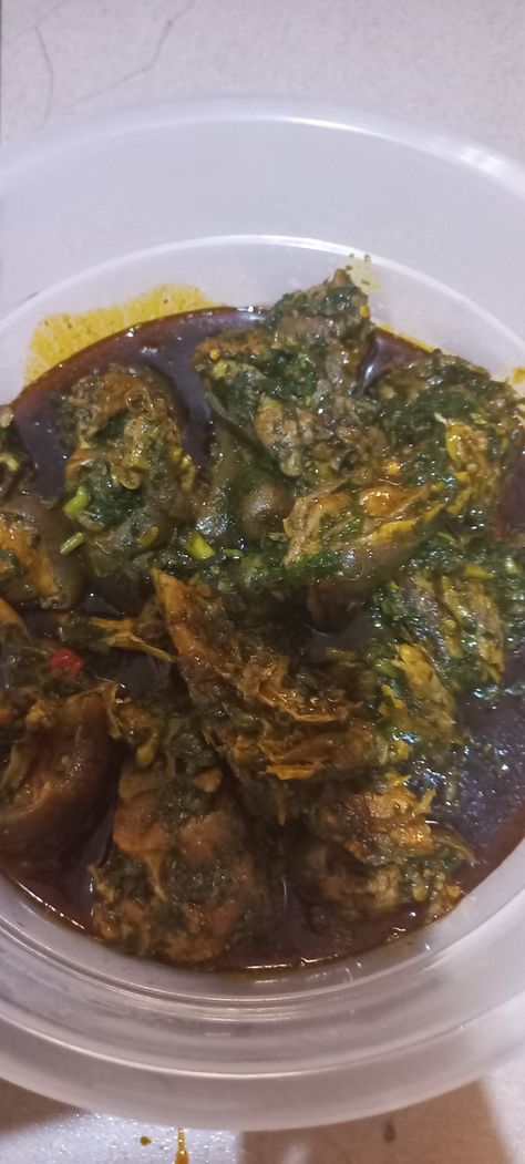 Delicious afang soup. Afang Soup, Fish Stock, Palak Paneer, Meat, Fish, Ethnic Recipes, Water, Quick Saves