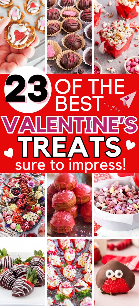 Valentine’s Day Snacks – Get ready for Valentine’s Day with these cute romantic snacks that are sure to put a smile on your loved ones face! Easy Valentine’s Day sweets that are simple and extremely cute too. Cute Valentine's desserts, cute Valentine's treats, Valentine's snacks, Valentine's sweets. These easy Valentine's desserts are sure to impress, easy Valentine's day dessert recipes. Heart Snacks Valentines Day, Easy Galentines Party Food, Valentines Ideas Baking, Valentines Treats For Work, Easy Valentine’s Day Recipes, February Snack Ideas, Valentine Candies Recipes, Valentines Day Food Desserts, Baking Ideas For Valentines Day