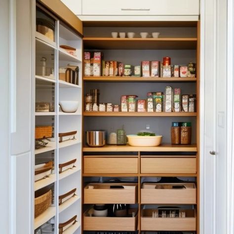 Everything You Need to Know About Larder and Pantry Cupboards 10 Larder Cupboard Ideas, Kitchen Larder Cupboard, Cupboard Ideas, Larder Cupboard, Pantry Cupboard, Household Essentials, Food Store, Easy Steps, Easy Step