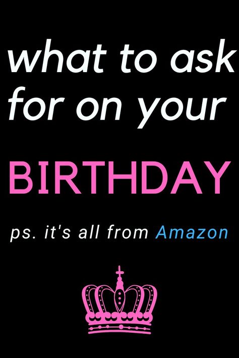 Wondering what to ask for on your birthday? Look no further than AMAZON. This post has the best gift ideas on amazon. The ultimate birthday gift guide for woman. Bday Gifts To Ask For, Clothes To Ask For Your Birthday, Birthday Gift Ideas For Myself, What To Ask For Birthday, Birthday Gifts For Myself, Birthday Gifts To Ask For, 15th Birthday Present Ideas, Birthday List Ideas Gift, What To Ask For Your Birthday