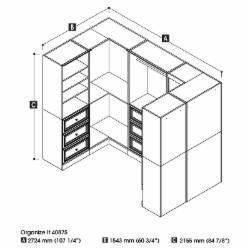 Walk In Closet In Bedroom, Corner Closet Organizer, Corner Storage Unit, Wood Closet Organizers, Plastic Storage Shelves, Corner Closet, Wood Closet, Pantry Remodel, Closet Organizing Systems