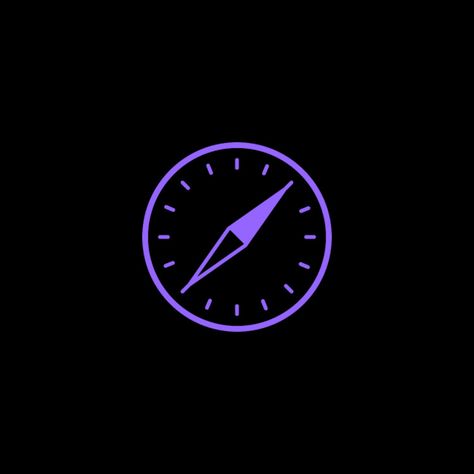 Purple Widget Icons Black Background, Black And Purple Widget Icons, Dark Purple Pinterest Icon, Dark Purple Safari Icon, Purple App Icon Safari, Dark Purple Ios Icons, App Icon Purple Dark, Dark Purple Iphone Icons, Black And Purple Icons For Apps