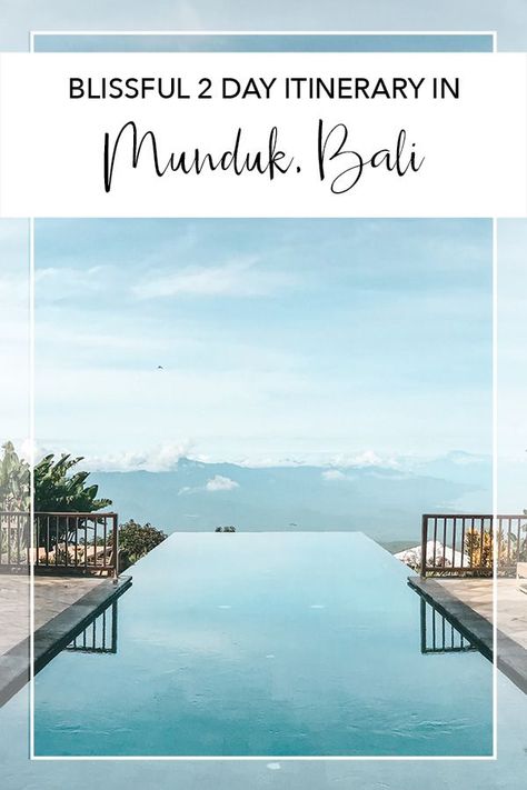 Munduk Bali, Trip To Bali, Bali Itinerary, Komodo Island, Bali Travel Guide, Bali Travel, In The Clouds, Travel Tours, Relax Time