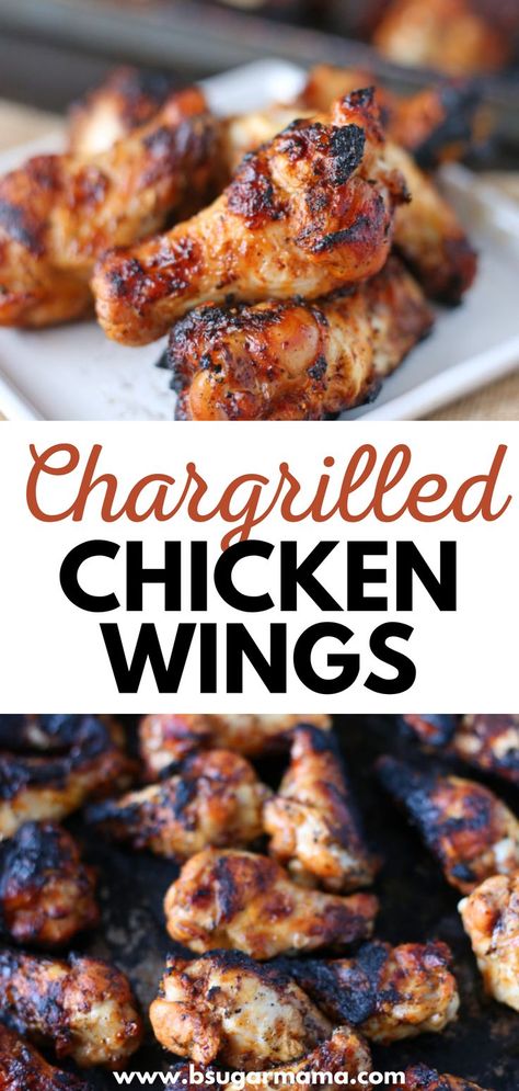 My family loves these Chargrilled Chicken Wings. I hope you do too! These Chargrilled Chicken Wings are delicious and flavorful. The best chicken wings to start the grilling season. Just add lots of seasoning and flavors and enjoy! Summer is almost here and it’s time to break out the grill. Let’s start with these Chargrilled Chicken Wings, shall we? Grilled Chicken Wings Recipe, Chargrilled Chicken, Cooking Chicken Wings, Grill Chicken, Easy Grilling Recipes, Grilled Chicken Wings, Chicken Wings Recipe, Grilled Dinner, Easy Grilling