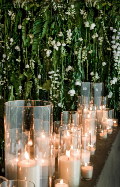 Candle Lit Ceremony, Classy Wedding Decor, Wedding Candles Table, Ceremony Candles, Rustic Wedding Decorations, Wedding Table Designs, Cactus Wedding, Stone Temple Pilots, Wedding Chicks