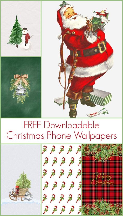 Add some Christmas cheer to your phone with these cute vintage-inspired Christmas phone wallpapers that you can easily add to your iPhone, Android, and Windows phone. Free Phone Wallpaper Christmas, Christmas Wallpaper For Android Phone, Free Christmas Phone Wallpaper, Free Christmas Wallpaper Iphone, Vintage Christmas Phone Wallpaper, Christmas Screen Savers Iphone, Christmas Backgrounds Wallpapers Vintage, Christmas Phone Wallpaper Vintage, Christmas Screen Savers Wallpapers