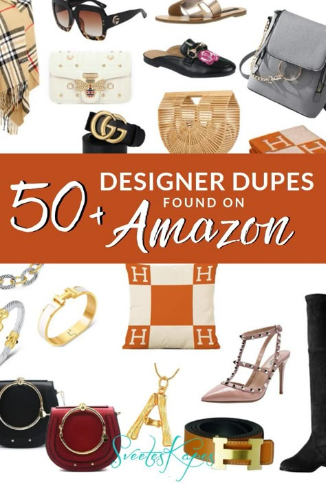 Best designer dupes found on Amazon! Fashion finds in a budget! Handbags, shoes, clothes, jewelry and sunglasses. Over 50 must have items and products for women. Go shopping or add gifts to your wishlist and tell me your faves in the comments! #amazonfashion #designerdupes #designerfashion #amazonfinds Finds On Amazon, Societal Norms, Bad Energy, Bad Thoughts, Amazon Wishlist, Amazon Buy, Mens Gold Bracelets, Best Amazon, Simple Gifts