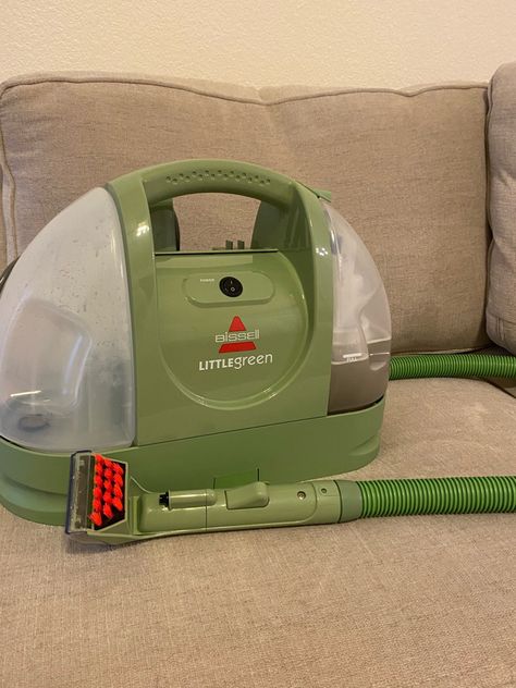 Green Machine Cleaner, Little Green Machine Diy Solution, Bissell Little Green Machine, Weddings Vibes, Couch Cleaner, Carpet Cleaner Machine, Carpet And Upholstery Cleaner, White Elephant Game, Clean Couch