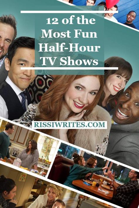 12 of the Most Fun Half-Hour TV Shows (Past and Present). Sharing some favorite and funny half-hour TV shows. Text © Rissi JC Funny Sitcoms, Jason Biggs, Cougar Town, Cameron Bure, Candace Cameron, Candace Cameron Bure, Amazon Video, Teenage Daughters, Single Dads