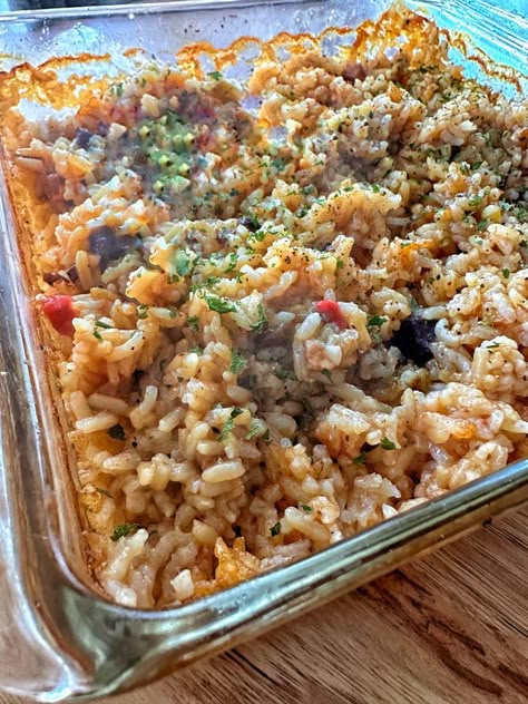 Baked Rice - The Tipsy Housewife Chicken Gumbo Soup, Rice Bake Recipes, The Tipsy Housewife, Tipsy Housewife, Gumbo Soup, Chicken Gumbo, Baked Rice, Rice Dish, How To Cook Rice