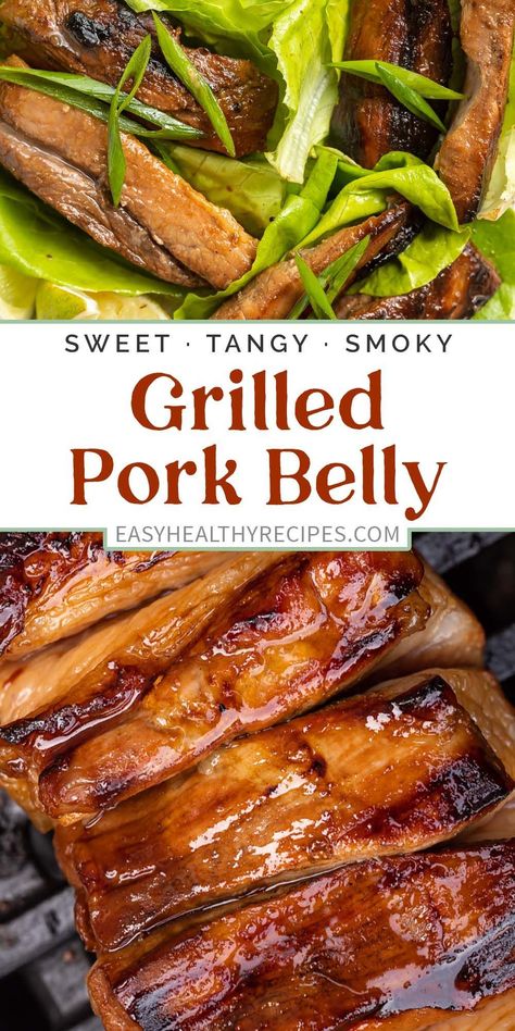 Pork Belly Grill Recipes, Pork Belly On The Grill, Whole Pork Belly Recipes, Grilled Pork Belly Recipes, Grill Pork Belly, Korean Bbq Pork Belly Marinade, Grilled Pork Belly Recipes Crispy, Pork Belly On Pellet Grill, Korean Grilled Pork Belly