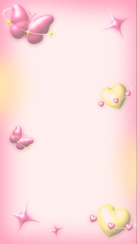 Pink Background Heart, Pink Heart Phone Wallpaper, Pink Gyaru Background, Pink Hearts And Butterflies Wallpaper, Pink Hearts Wall Paper, Mood Wallpaper, Iphone Photo App, Instagram Frame, Cute Patterns Wallpaper