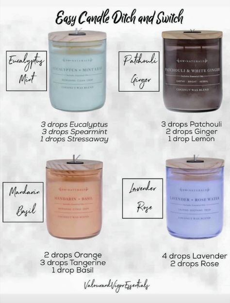 Perfume Duplicates, Yl Diffuser Blends, Candle Fragrance Recipes, Candle Scent Combinations, Essential Oil Candle Blends, Essential Oil Candle Recipes, Apothecary Ideas, Ditch And Switch, Diy Perfumes